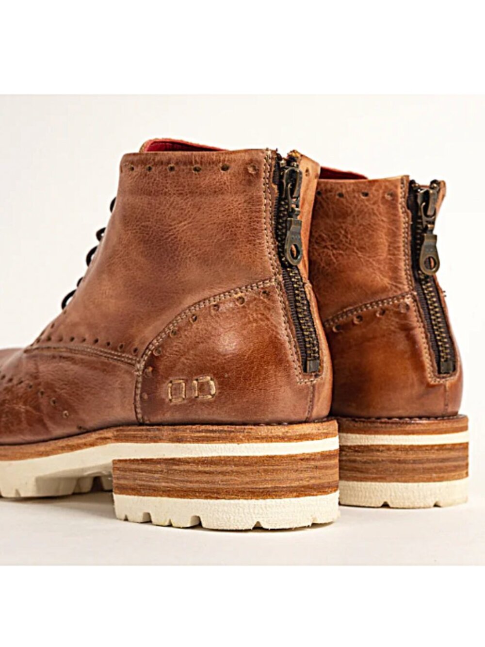 BED|STU QUATRO III Booties - Tan Rustic- LEATHER - Picture 6 of 9